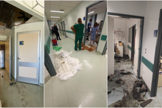 Κατάρρευση των ψευδοροφών στο μεγαλύτερο πανεπιστημιακό νοσοκομείο της χώρας, το «Αττικόν»